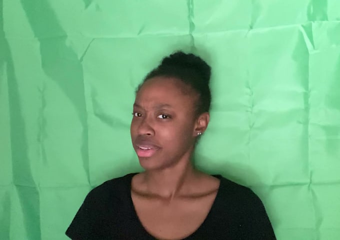 record an authentic spokesperson video with a green screen