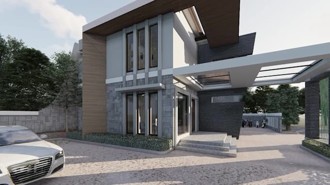 do landscape design and 3d rendering