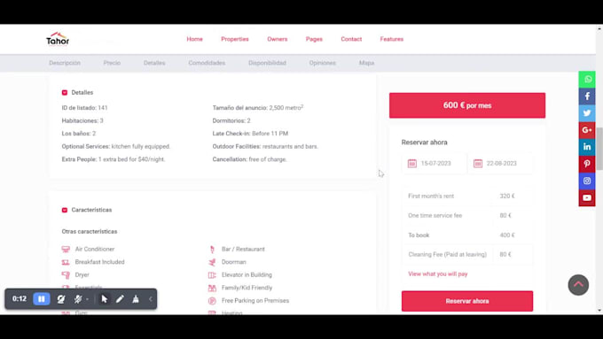 do customization in the wp rental theme or any other theme