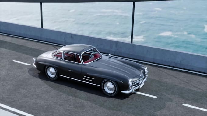 create photorealistic 3d car animation