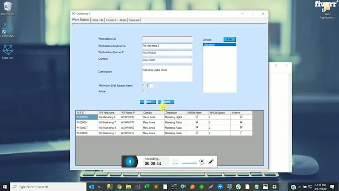 develop customized desktop application