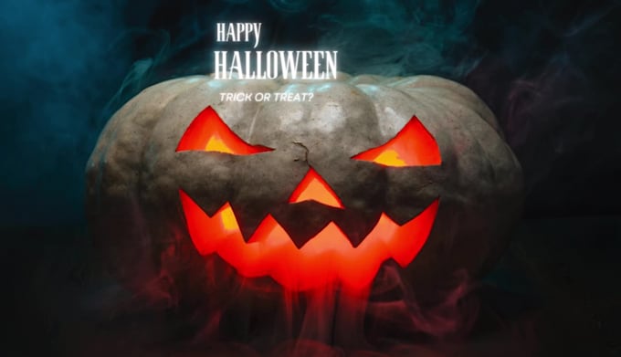 design custom halloween post for social media