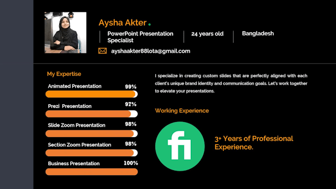 design a professional investor pitch deck and startup presentation