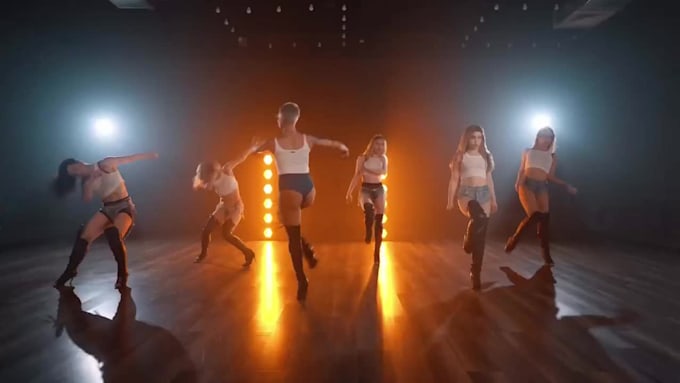 video, shuffle dance, group dance, twerk dance music video