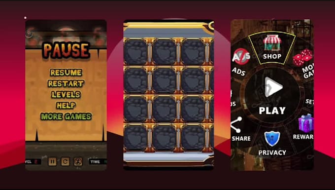 create stunning custom game art, UI design, and assets for PC and mobile games