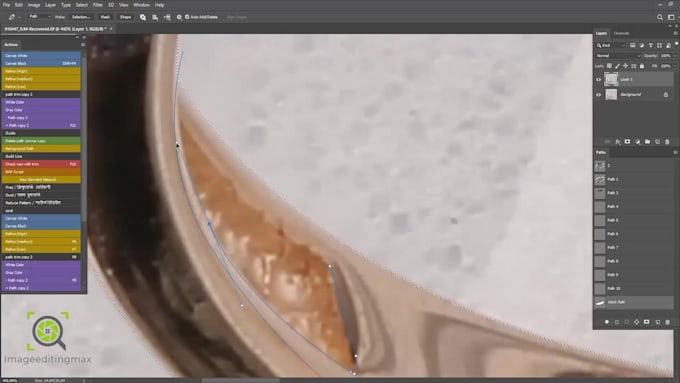 do multi clipping path, color path, jewelry path and all path