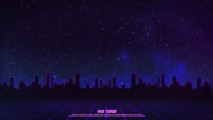 Retro Intro Create a amazing retro intro animation with retrowave vibes by ...
