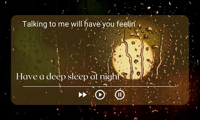 give you my listening ear