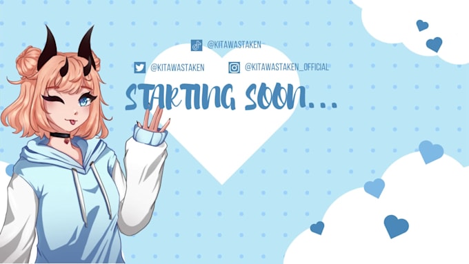 Make you custom twitch scenes and screens by Kitawhoran | Fiverr