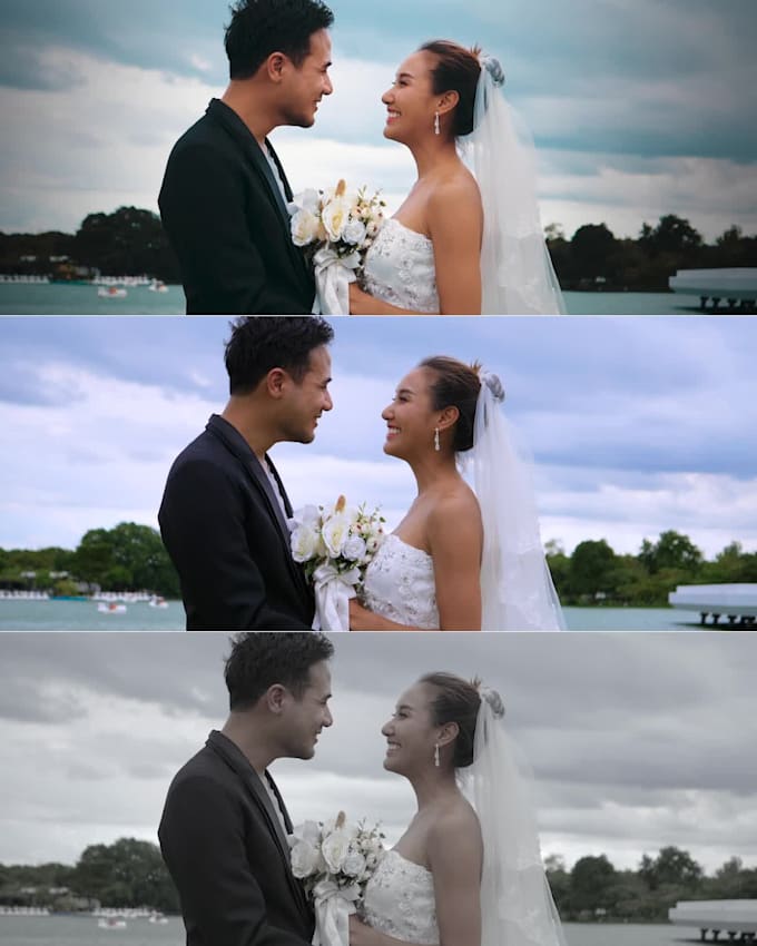 edit cinematic wedding video editing