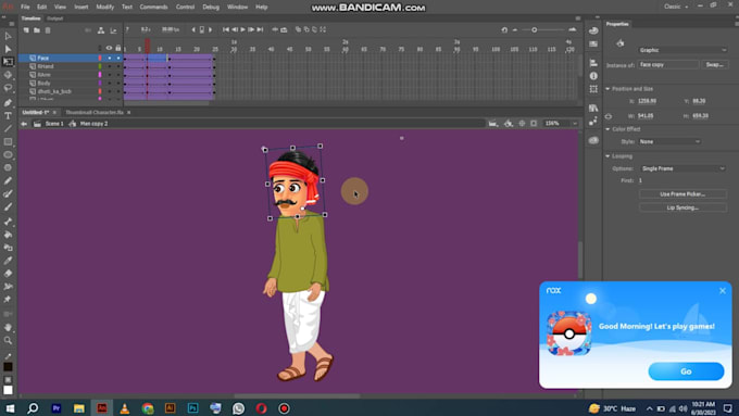 make 2d cartoon animation for youtube