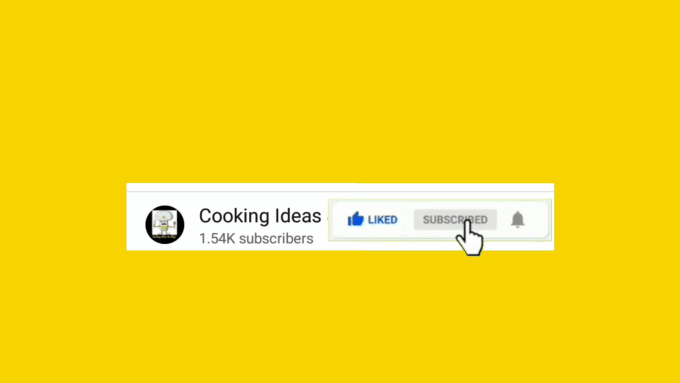 YouTube Subscribe Button Animation