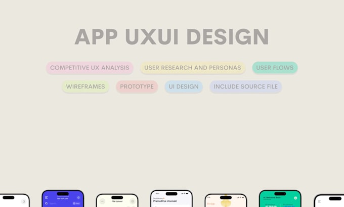 Do website uxui design, mobile app uxui design in figma by ...