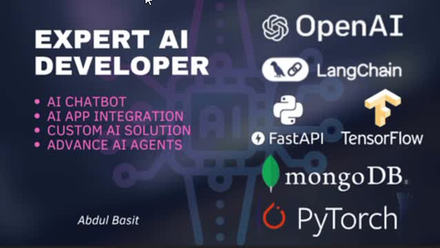 develop ai solutions, chatbots, and fast apis for your business