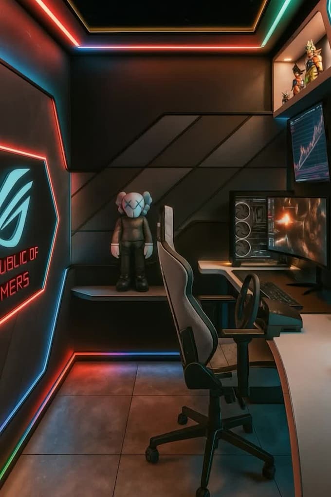 design and render your dream gaming room or streamer setup