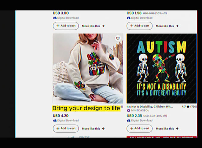 create t shirts and merch video mockup