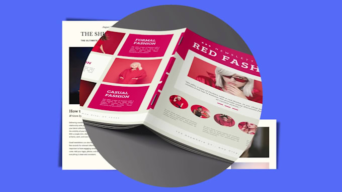 create professional newsletter and email design
