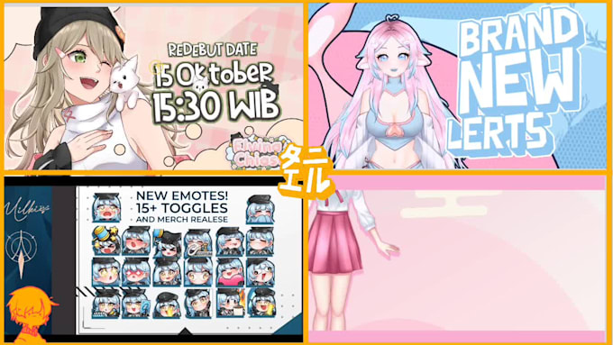 debut trailer or promotial video for vtuber and streamer