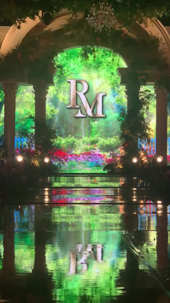 design custom 3d animations for led screens at weddings
