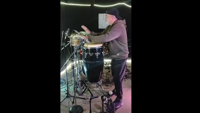 record percussion for your song