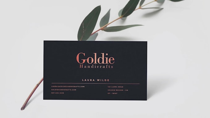 update and create your business card, visiting card, carte de visite