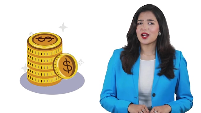 create spokesperson videos on infinity white background
