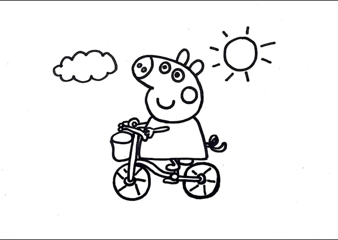 draw children coloring book pages