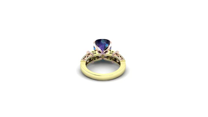 create 3d jewelry design for 3d printing 3d rendering etc