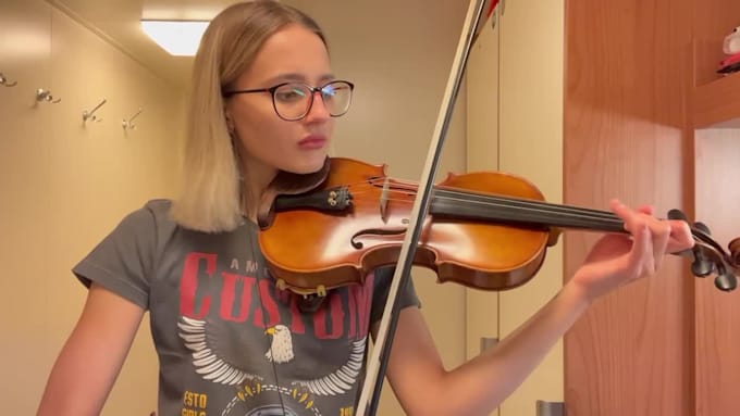 record a professional custom violin track for your project