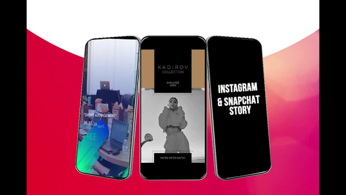 create promotional instagram and facebook story video ads