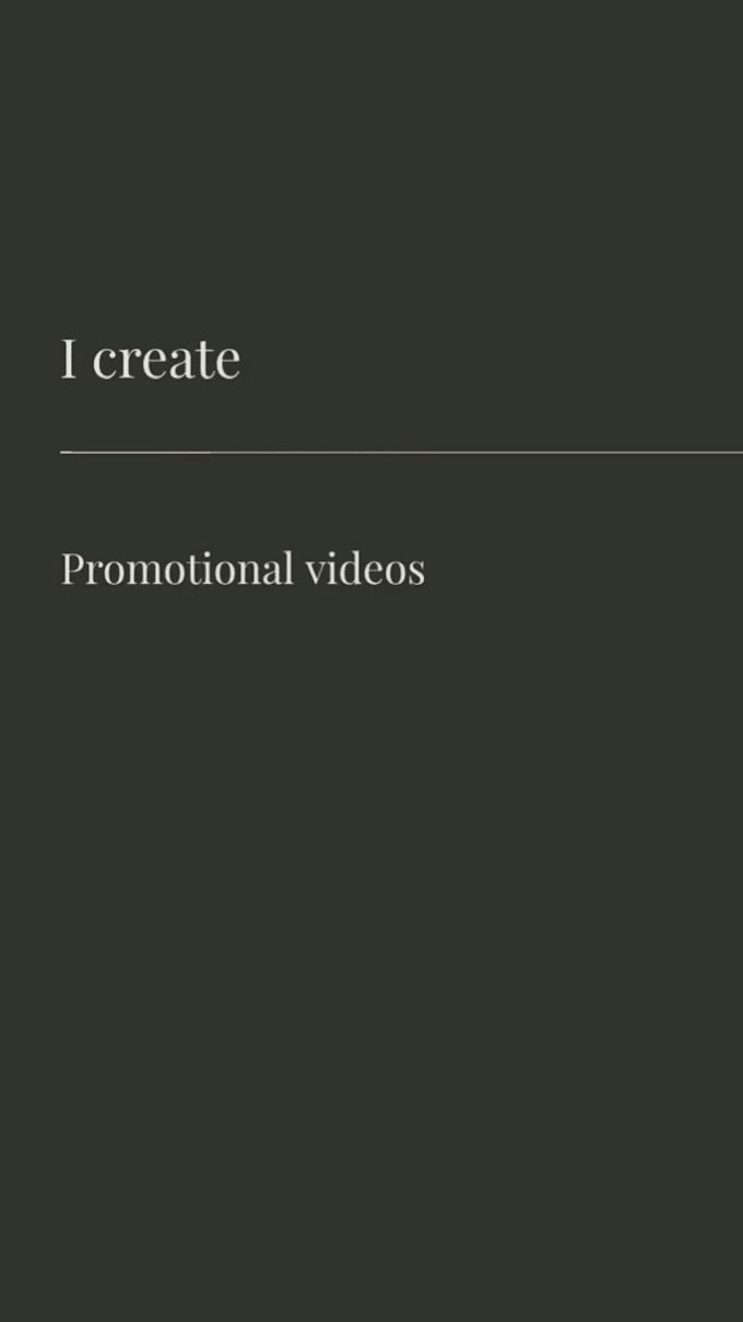 make a short promotional video for you