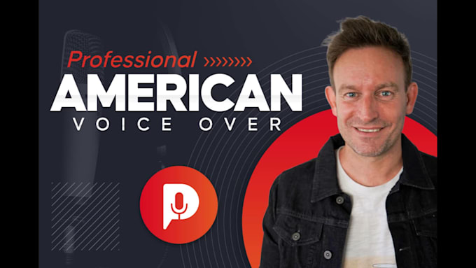be your professional american accent male voice over actor