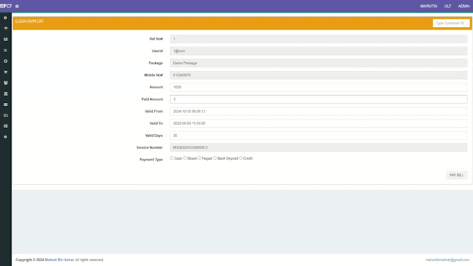 provide complete isp billing CRM online