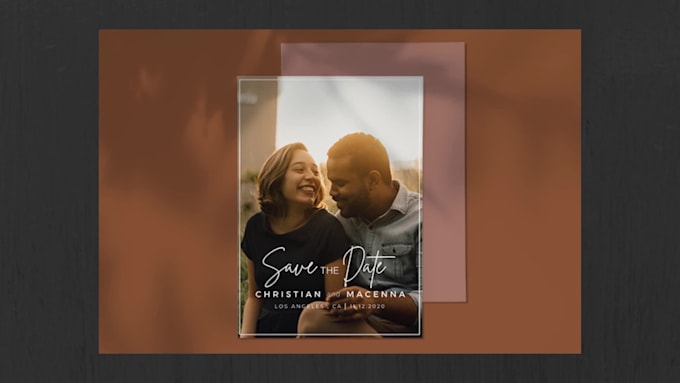 design your elegant wedding invitation and announcement card
