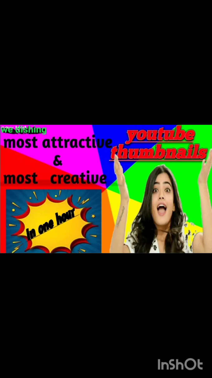 design the most creative and most attractive thumbnails