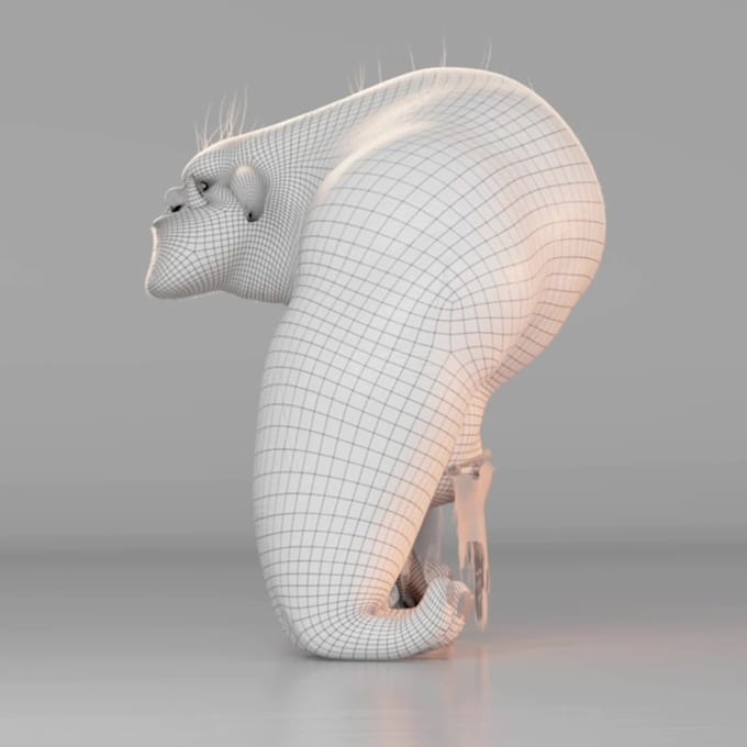 3d modelling character for games, animation, or vfx
