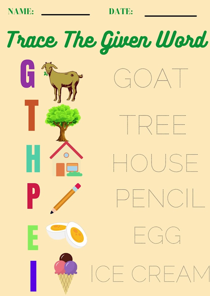 design a creative, custom worksheet for kids