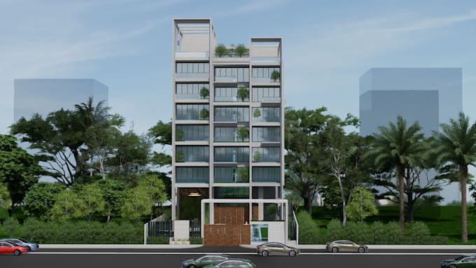 create high quality 3d modeling and architectural rendering