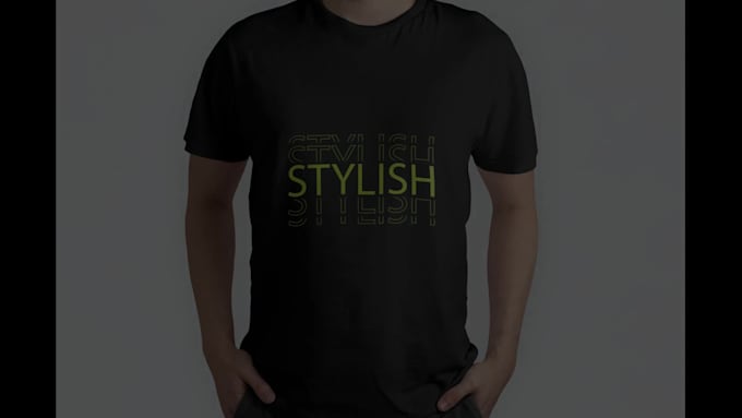 do custom typography and bulk t shirt design