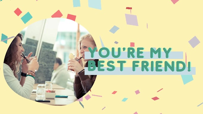 Create custom video messages for birthdays, marriages, congratulations ...