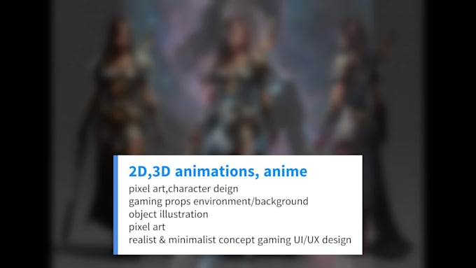Create concept art on gaming character and props design by Ayat0047 ...