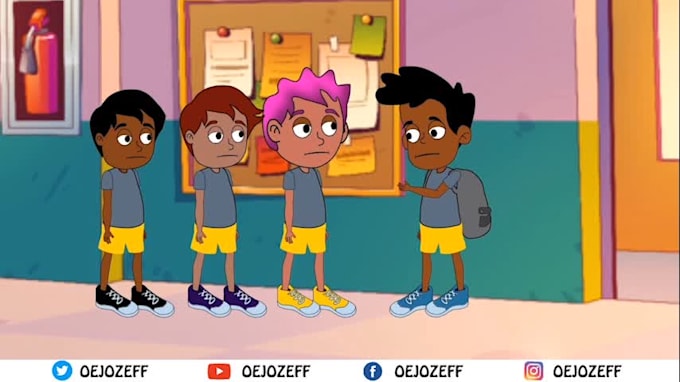 Create simple 2d cutout animation by Chubitoons | Fiverr