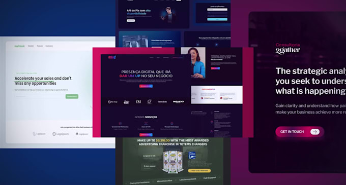 do a figma landing page or website saas design