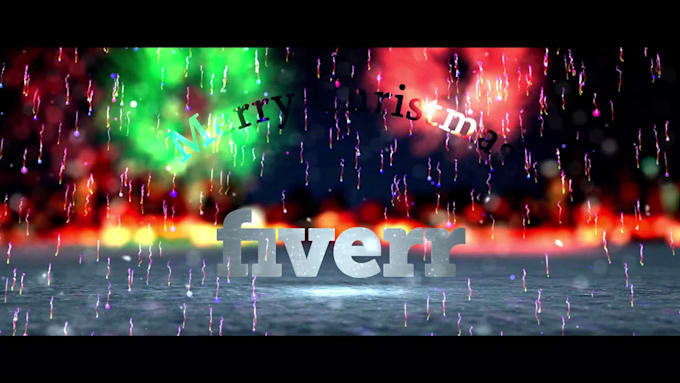 do christmas or holiday logo animation