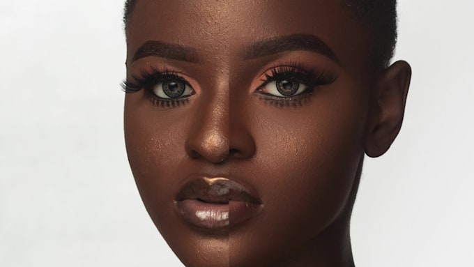retouch your skin, remove imperfections and pimples