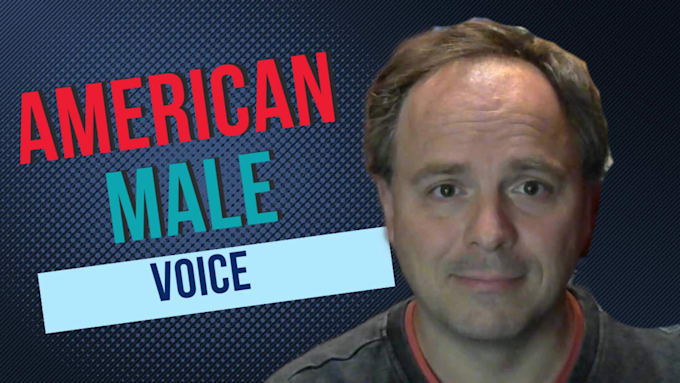 record an american male voice over