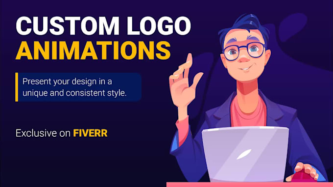 create custom logo animation and video editing