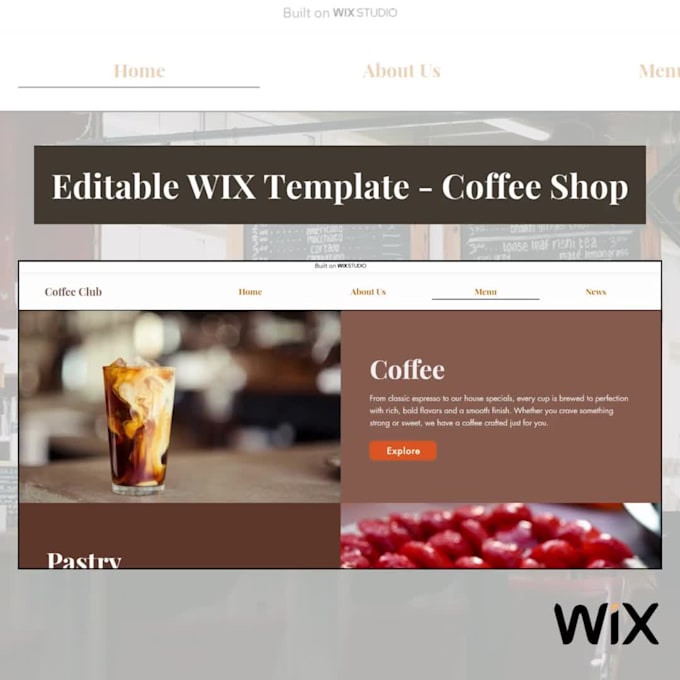 create an attractive wix website