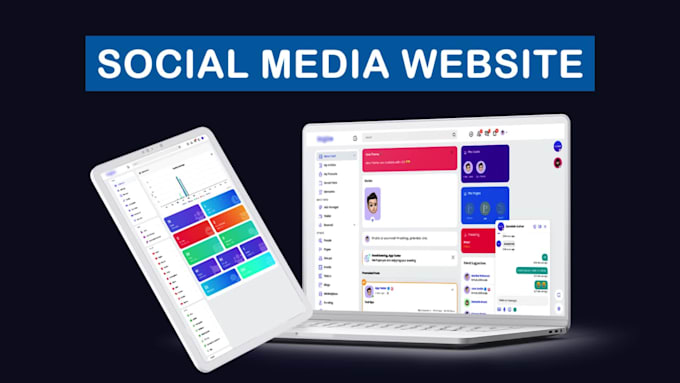 create a fully functional social media platform