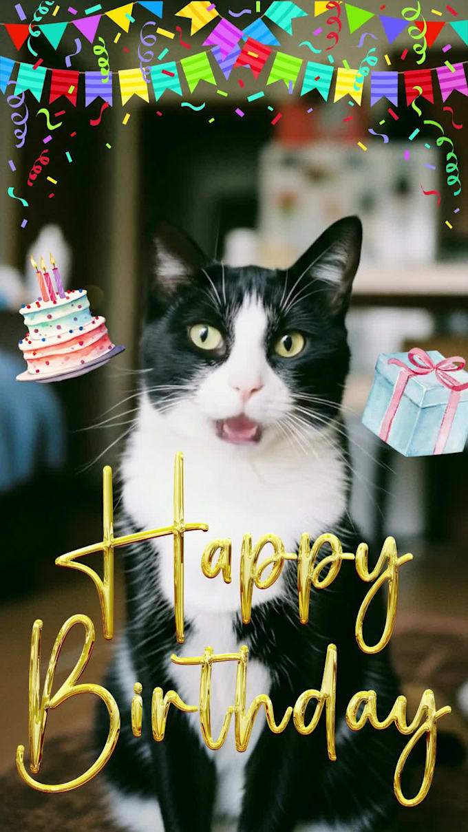 create a funny talking and singing pet video for birthdays or special occasions